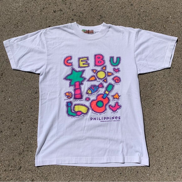 ✨ VINTAGE 90s CEBU FILIPINO SHIRT ✨ - Picture 1 of 4